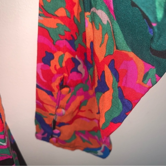 Zara Floral Multicoloured Mini Dress - Picture 12 of 14